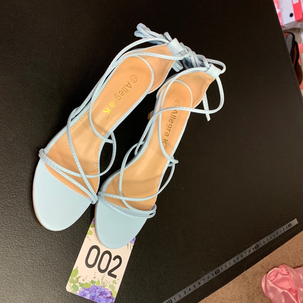 Light blue shoes